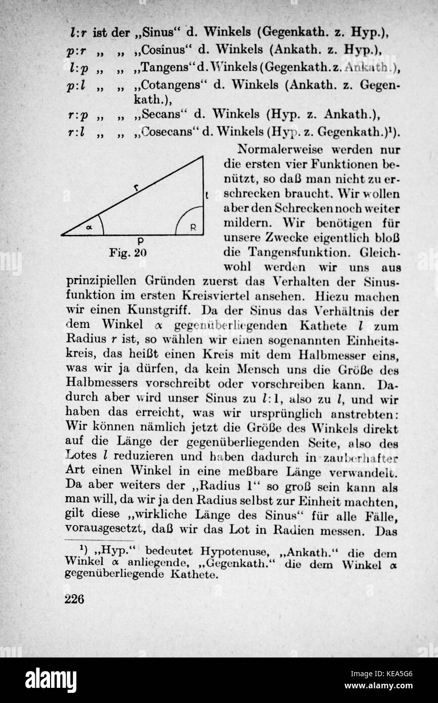 Questa pagina, tratta dal libro matematico "Vom Einmaleins zum Integral", copre una serie di concetti che vanno dall'aritmetica di base agli integrali. Offre una prospettiva educativa sulla progressione dell'apprendimento matematico in tedesco. Foto Stock