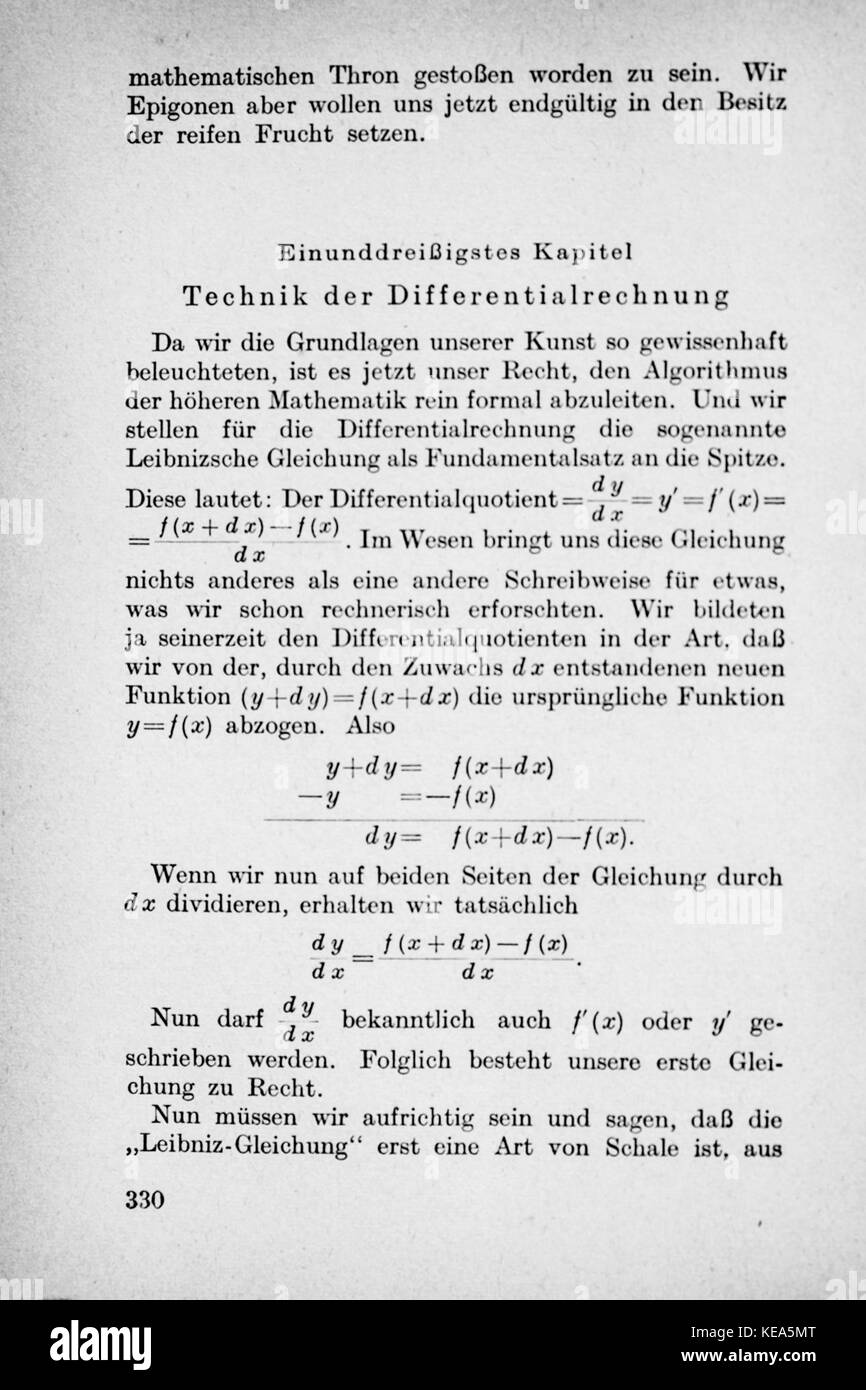 Vom Einmaleins zum solidale Seite 330 Foto Stock