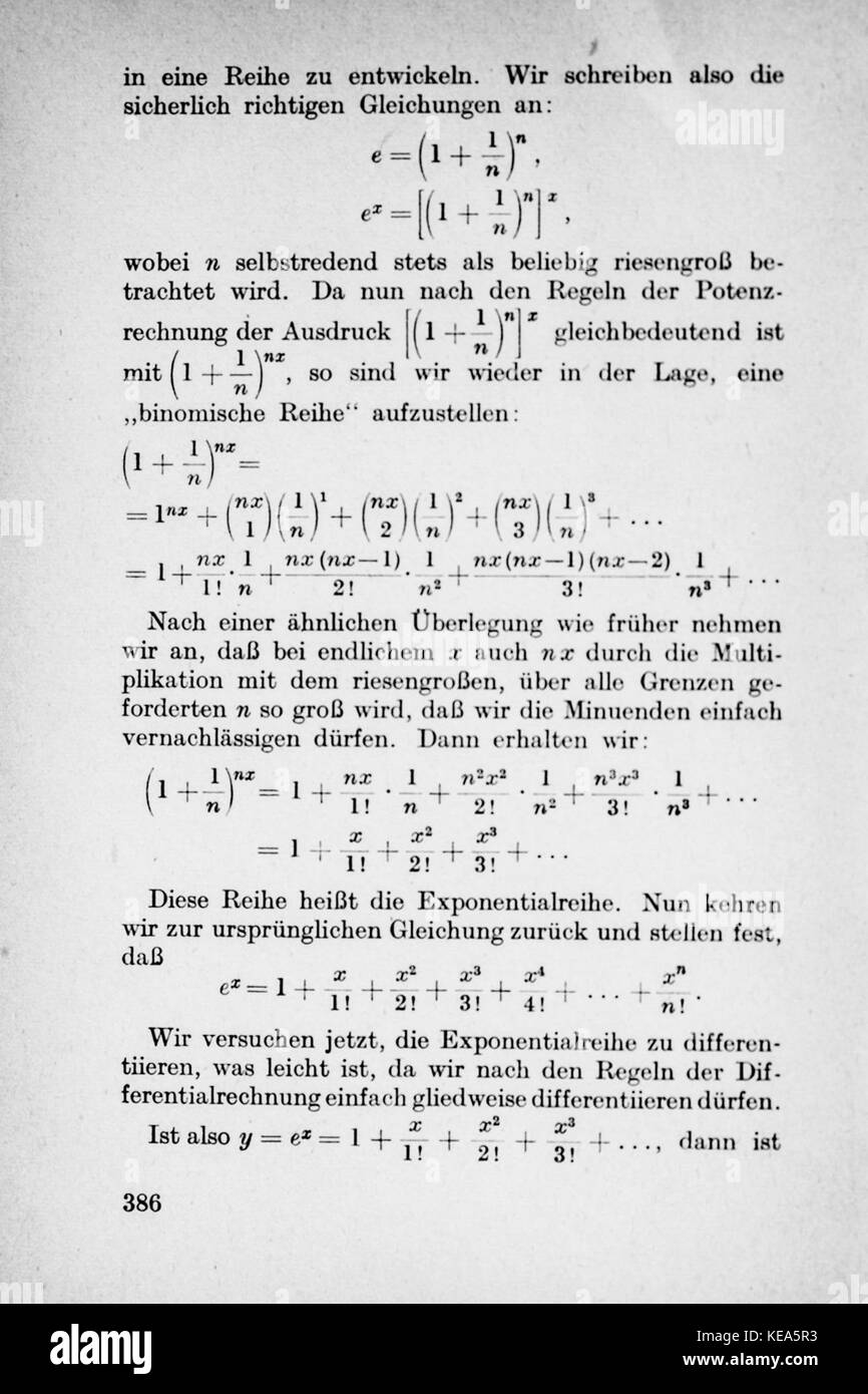 Vom Einmaleins zum solidale Seite 386 Foto Stock