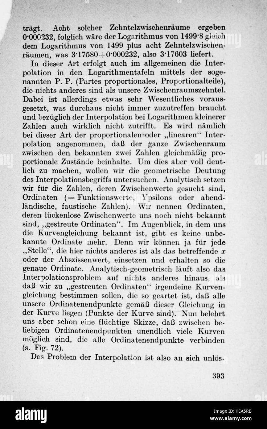 Vom Einmaleins zum solidale Seite 393 Foto Stock