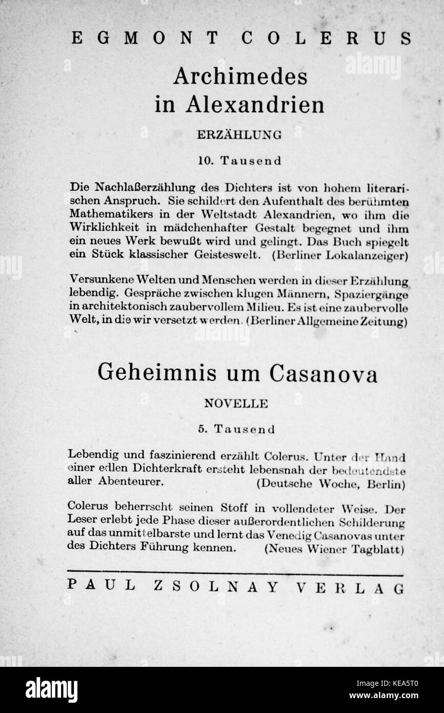 Vom Einmaleins zum solidale Seite 408 Foto Stock