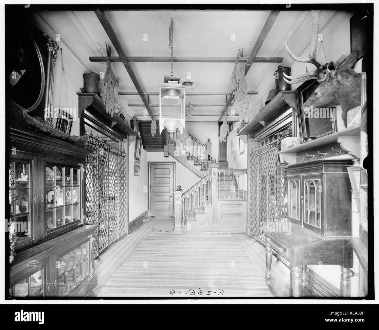 La sala Palmer Park log cabin Detroit 4a13467a Foto Stock