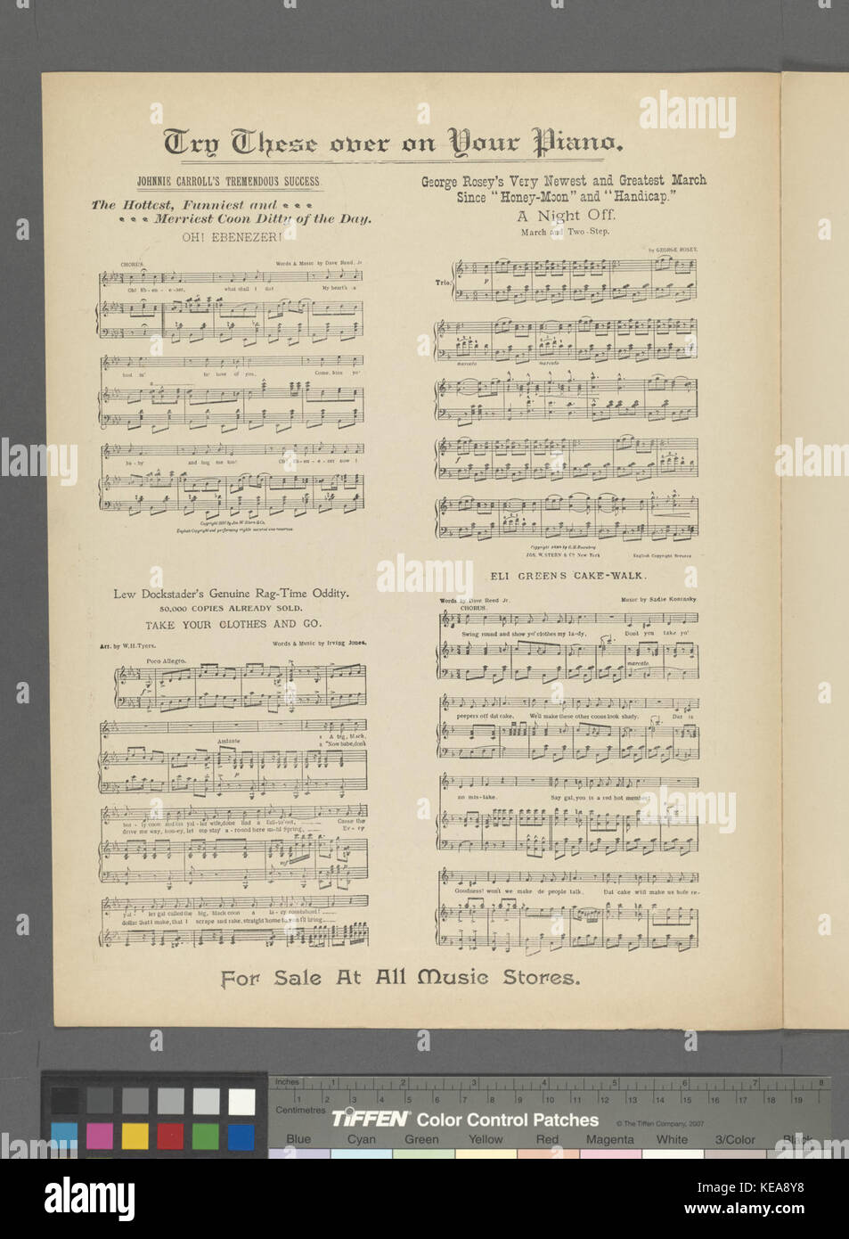 Il coon il marchio (NYPL ADE 610007 1800749) Foto Stock
