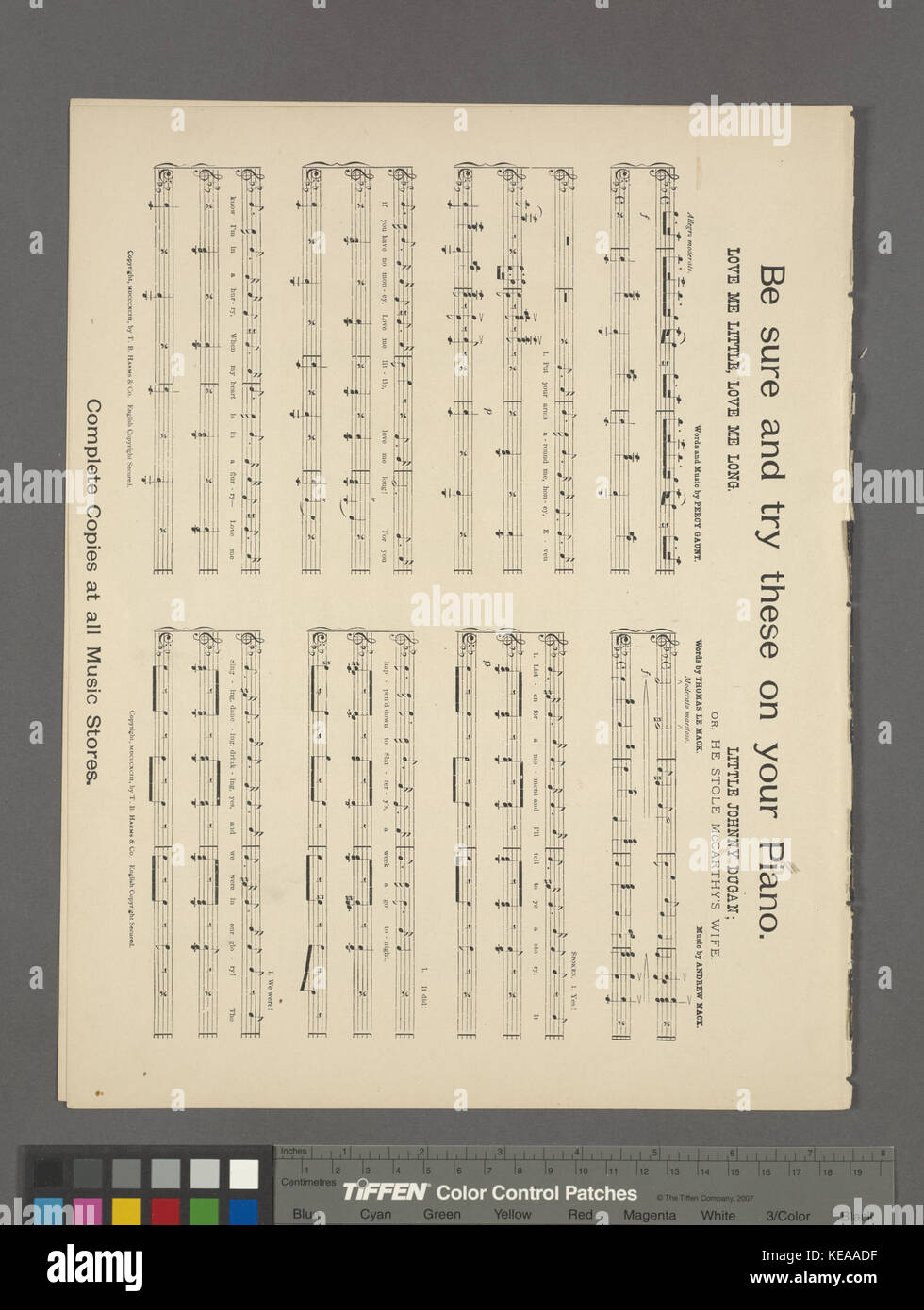 Gli occhi che io amo le migliori (NYPL ADE 449159 1690799) Foto Stock