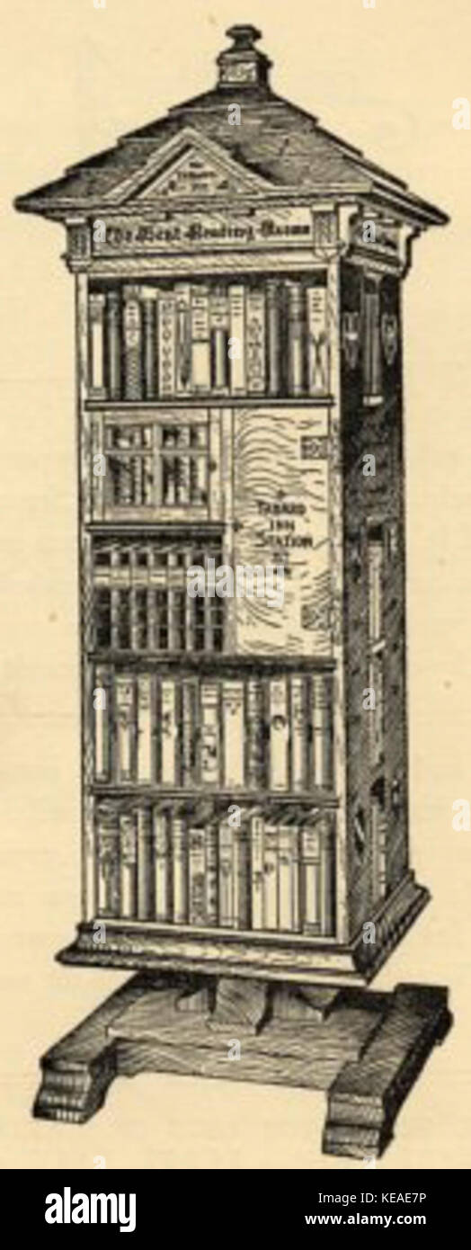 Tabard Inn Library libreria illustrazione Foto Stock