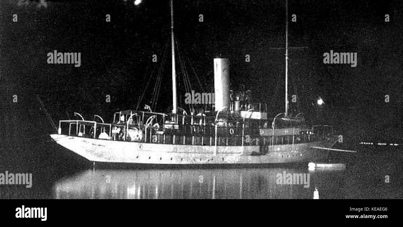 Lo Yacht Elettra, famoso vascello conosciuto per la sua associazione con l'inventore Guglielmo Marconi, fu utilizzato per la ricerca scientifica e l'esplorazione in mare. Foto Stock Lo Yacht Elettra, famoso vascello conosciuto per la sua associazione con l'inventore Guglielmo Marconi, fu utilizzato per la ricerca scientifica e l'esplorazione in mare. Foto Stock