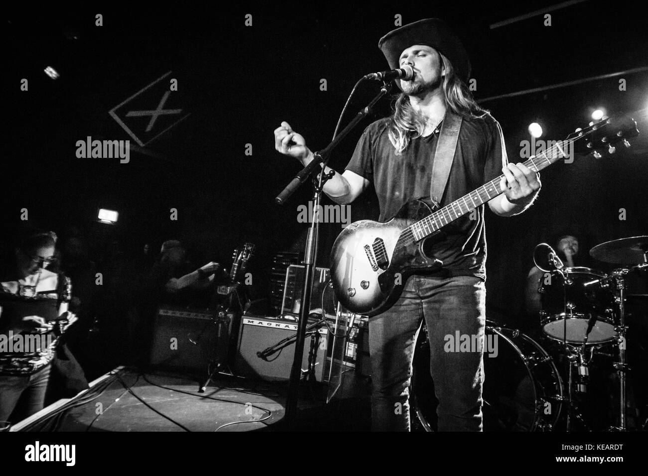 Lukas Nelson & Promise of the Real Live al Borderline Club Foto Stock