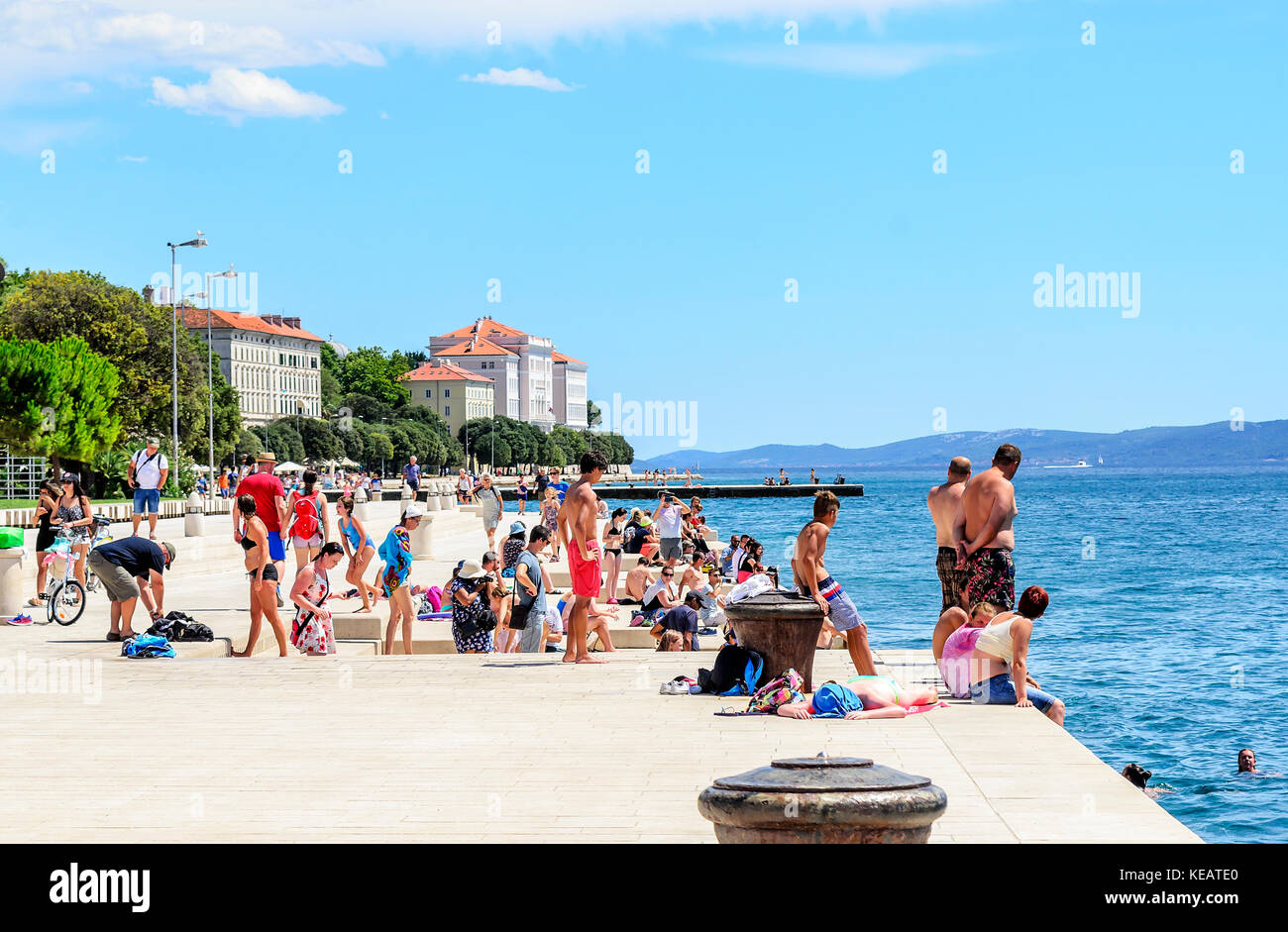 L'organo di mare in Zara, Croazia Foto stock - Alamy