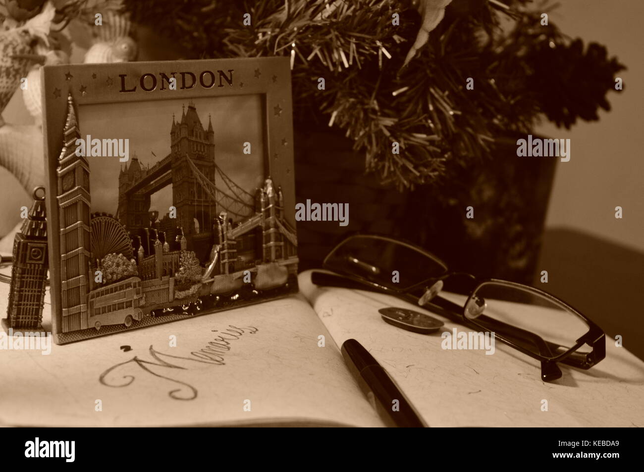 Foto d'epoca di memorie di Londra Foto Stock