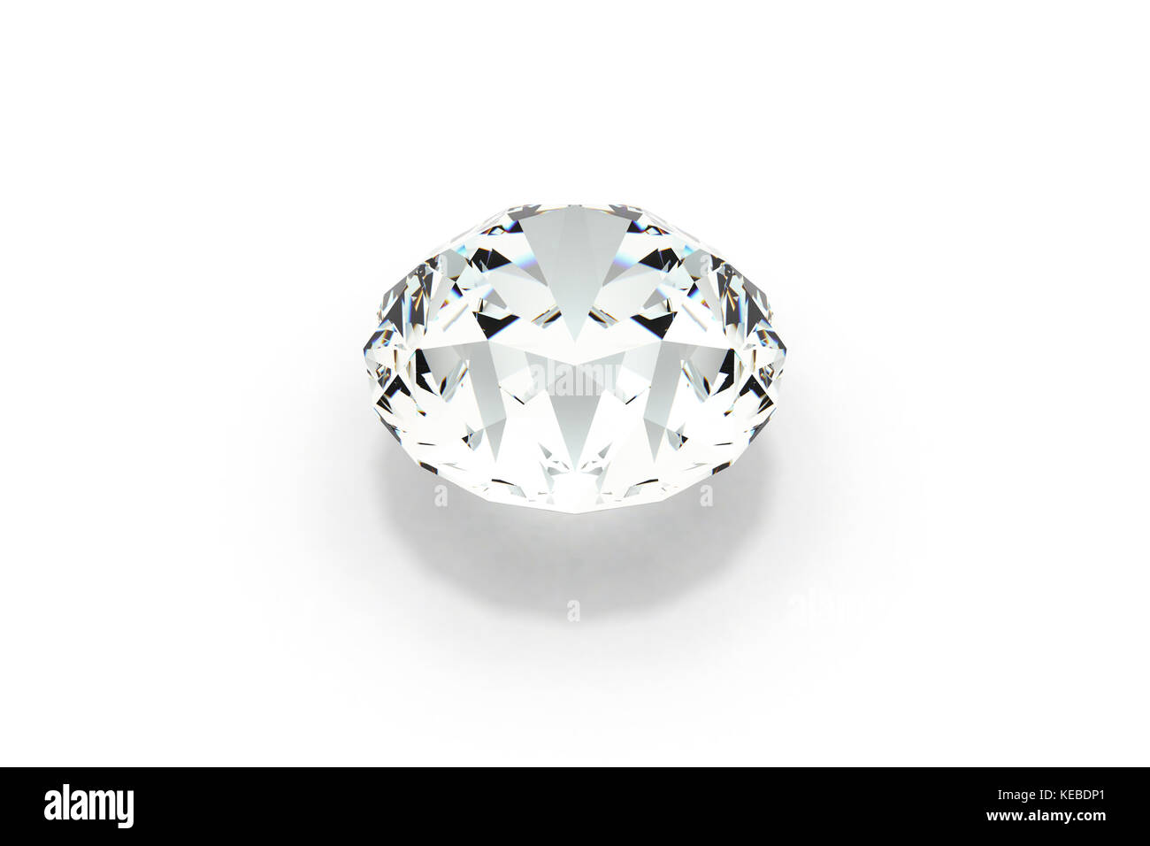 Diamante Taglio Brillante Foto Stock