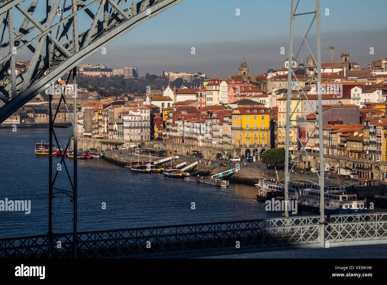Ponte Dom Luiz i, Porto, Portogallo Foto Stock
