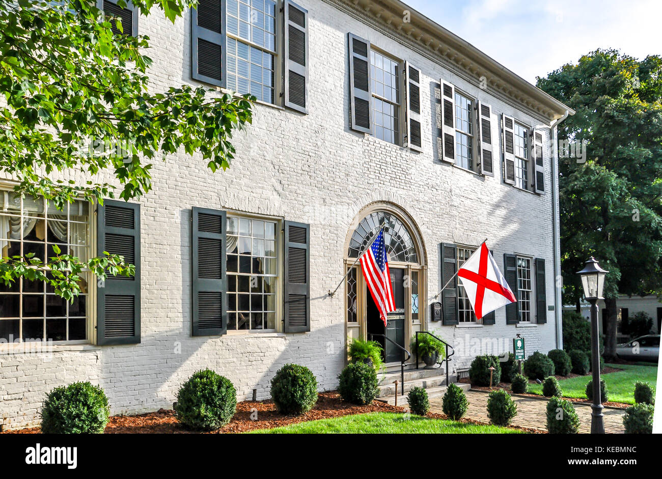 Un stile federale home e passato residenza del pittore poeta Maria Howard Weeden, ora un museo in Twickenham Historic District, Huntsville, Alabama Foto Stock