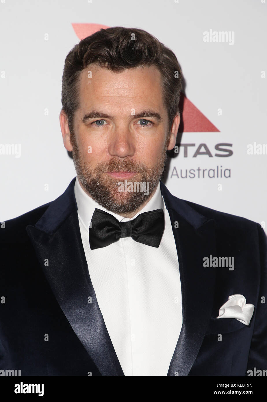 Hollywood, Ca. 18th ottobre 2017. Patrick BramMall, al sesto premio annuale Australiano in Film Awards a NeueHouse Hollywood a Los Angeles, California 18 ottobre 2017. Credito: Faye Sadou/Media Punch/Alamy Live News Foto Stock