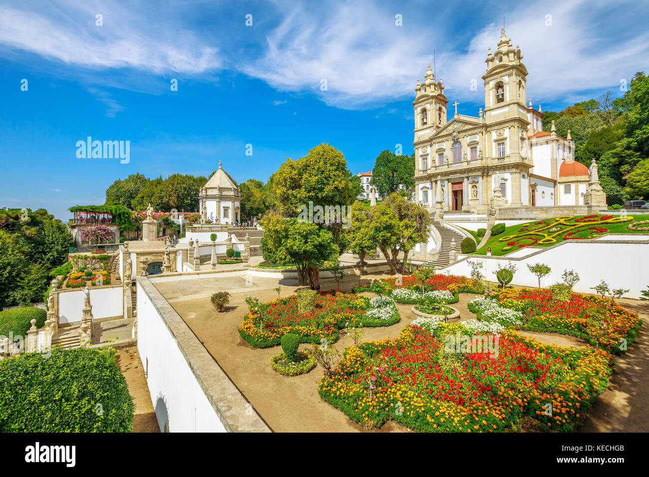 Bom Jesus do Monte Foto Stock