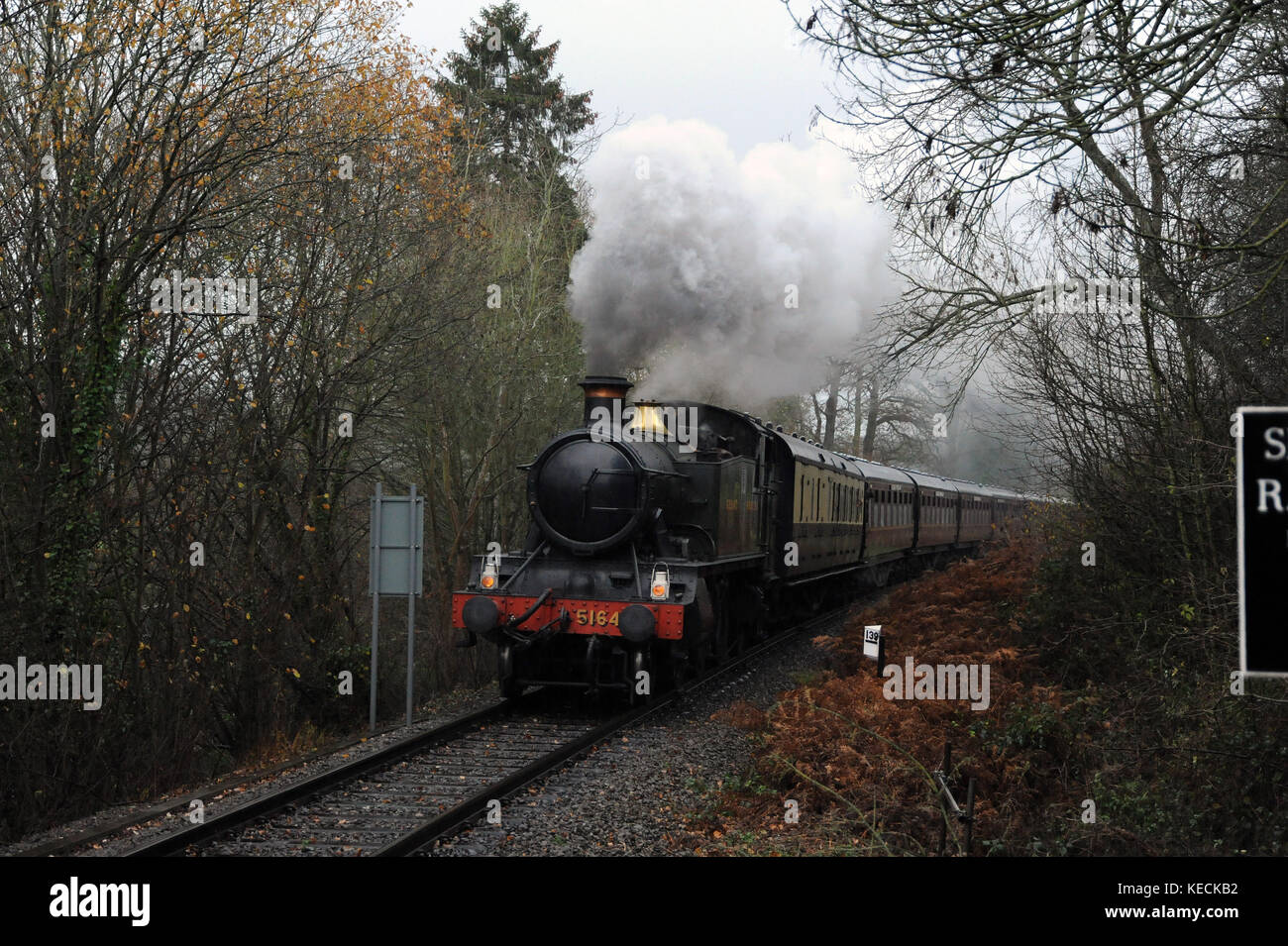 5164 passa northwood fermare con un arley - kidderminster santa speciale. Severn Valley Railway. Foto Stock