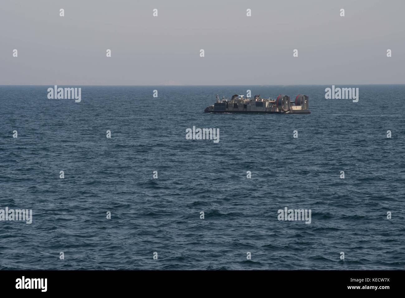 Landing Craft cuscino d'aria Foto Stock