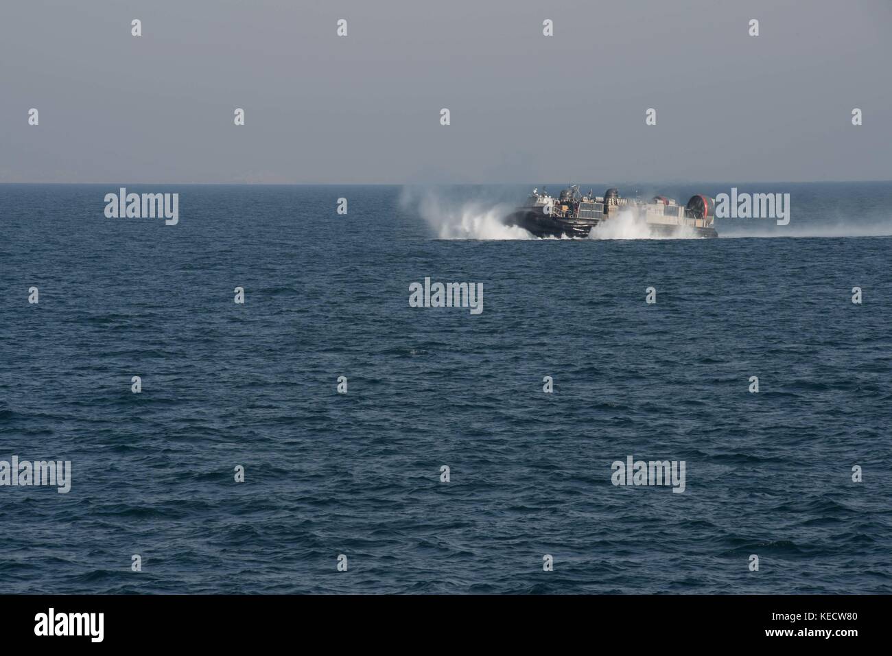 Landing Craft cuscino d'aria Foto Stock