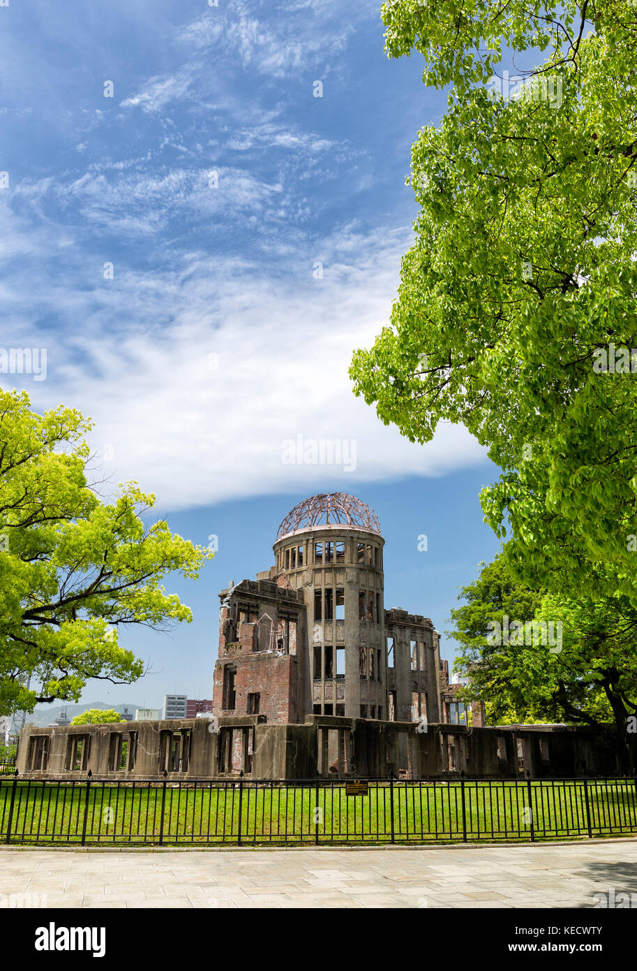 Hiroshima cupola della bomba atomica park in Giappone Foto Stock