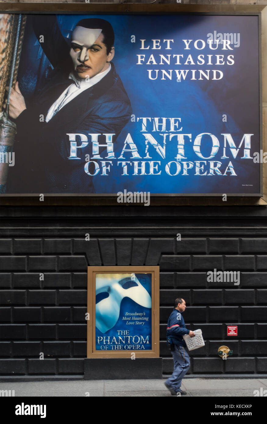Broadway Theatre Marquee NYC Foto Stock