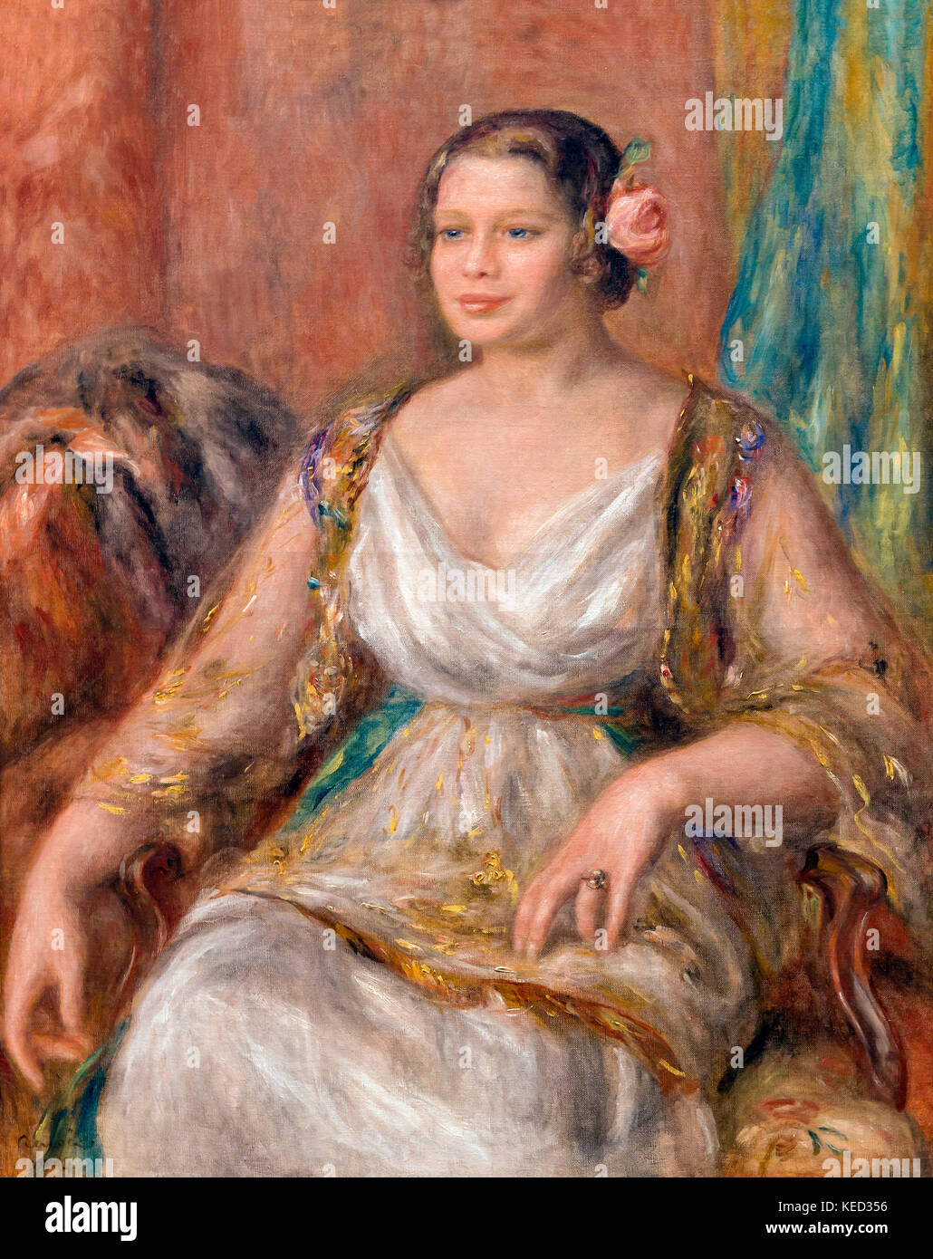 Tilla Durieux, Ottilie Godeffroy, Auguste Renoir, 1914, Metropolitan Museum of Art, Manhattan, New York City, USA, Nord America Foto Stock