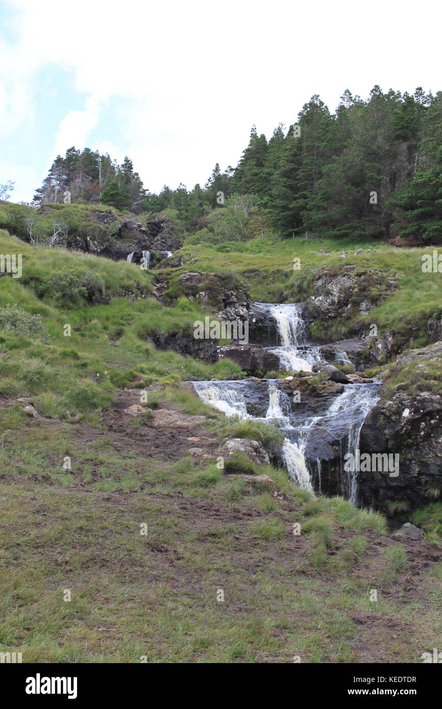 La fata piscine sull'isola di Skye Foto Stock
