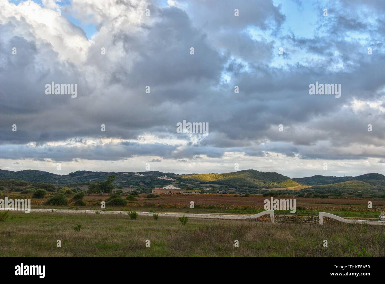 Minorca vista sulla campagna Foto Stock