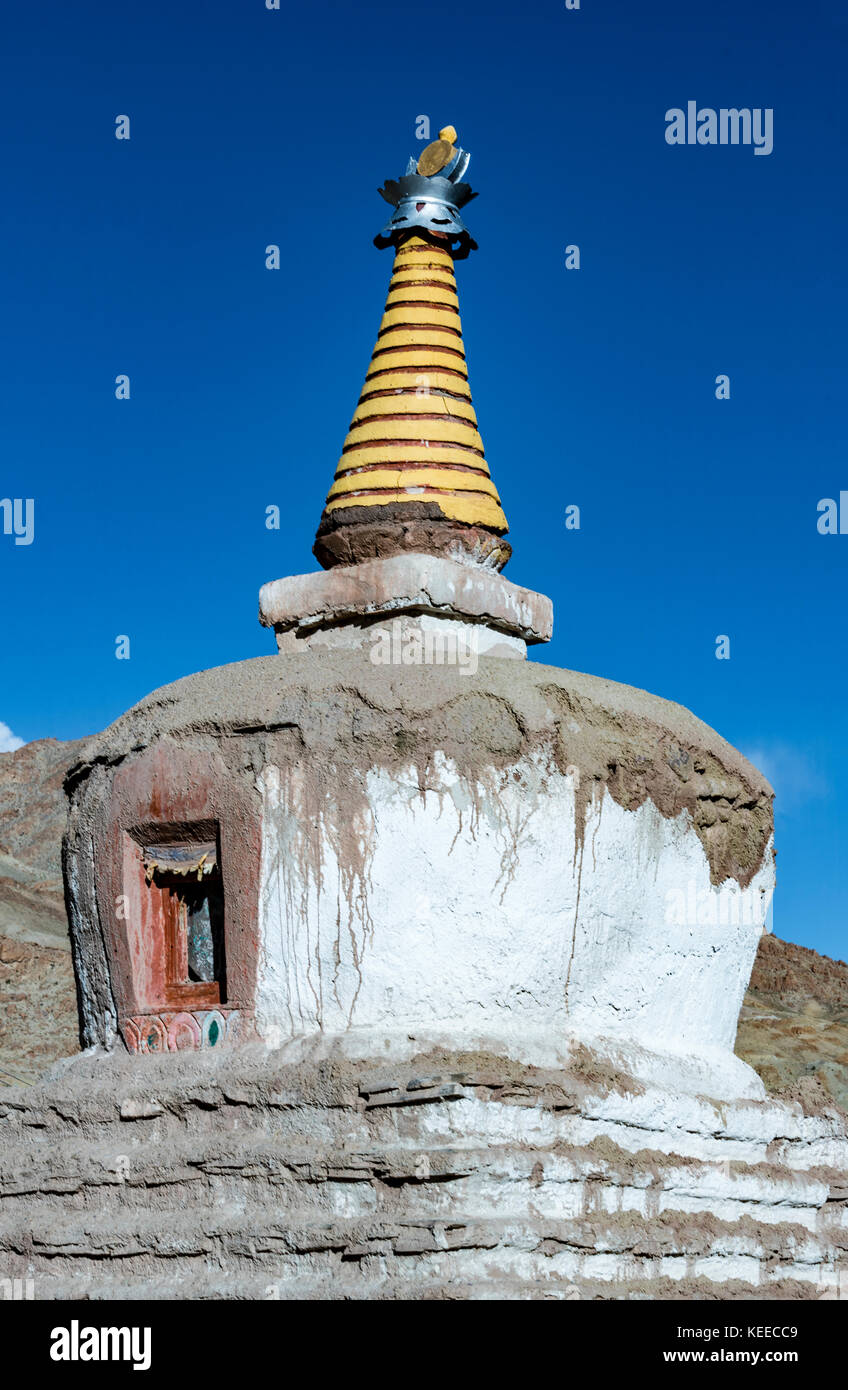 Gli stupa in Ladakh, India Foto Stock