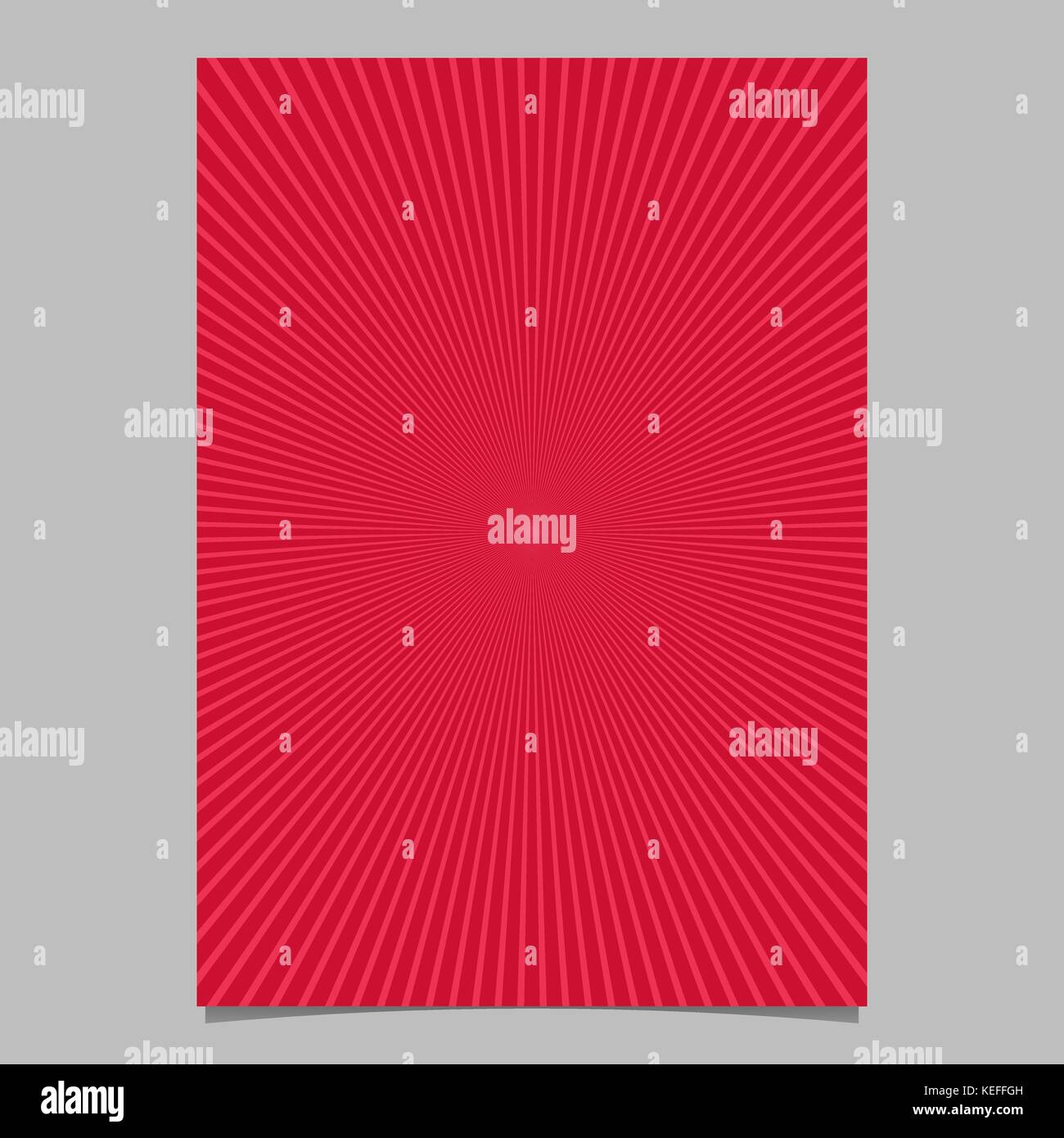 Abstract Stella dinamica scheda burst modello di sfondo - Brochure del vettore di background design dalle strisce radiali Illustrazione Vettoriale