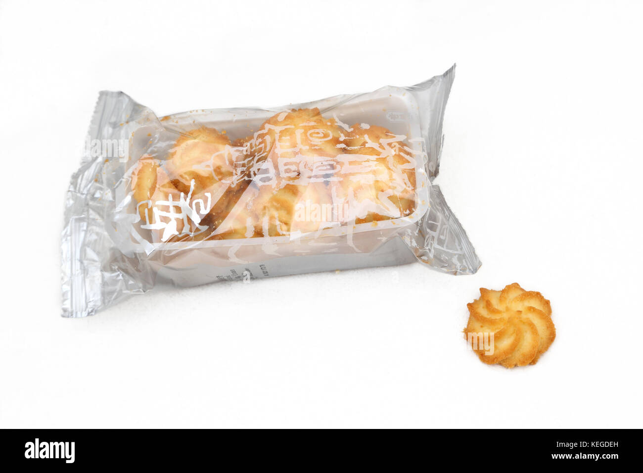 Biscotti da Kee Wah panificio di Hong Kong Foto Stock