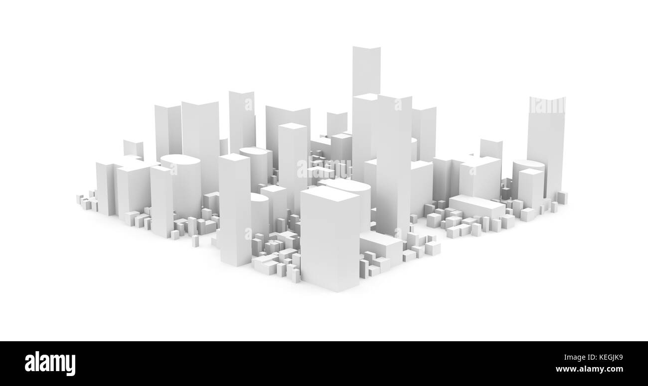 Città urban quartiere degli affari Foto Stock