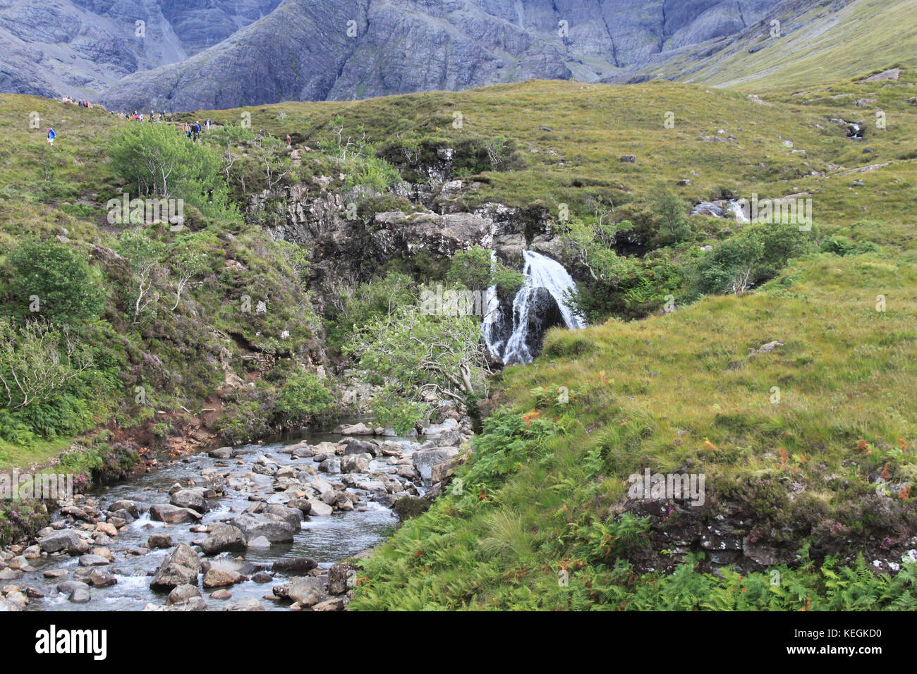 La fata piscine sull'isola di Skye Foto Stock
