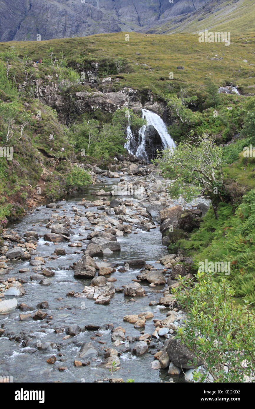 La fata piscine sull'isola di Skye Foto Stock