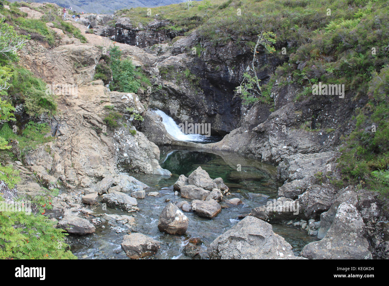 La fata piscine sull'isola di Skye Foto Stock