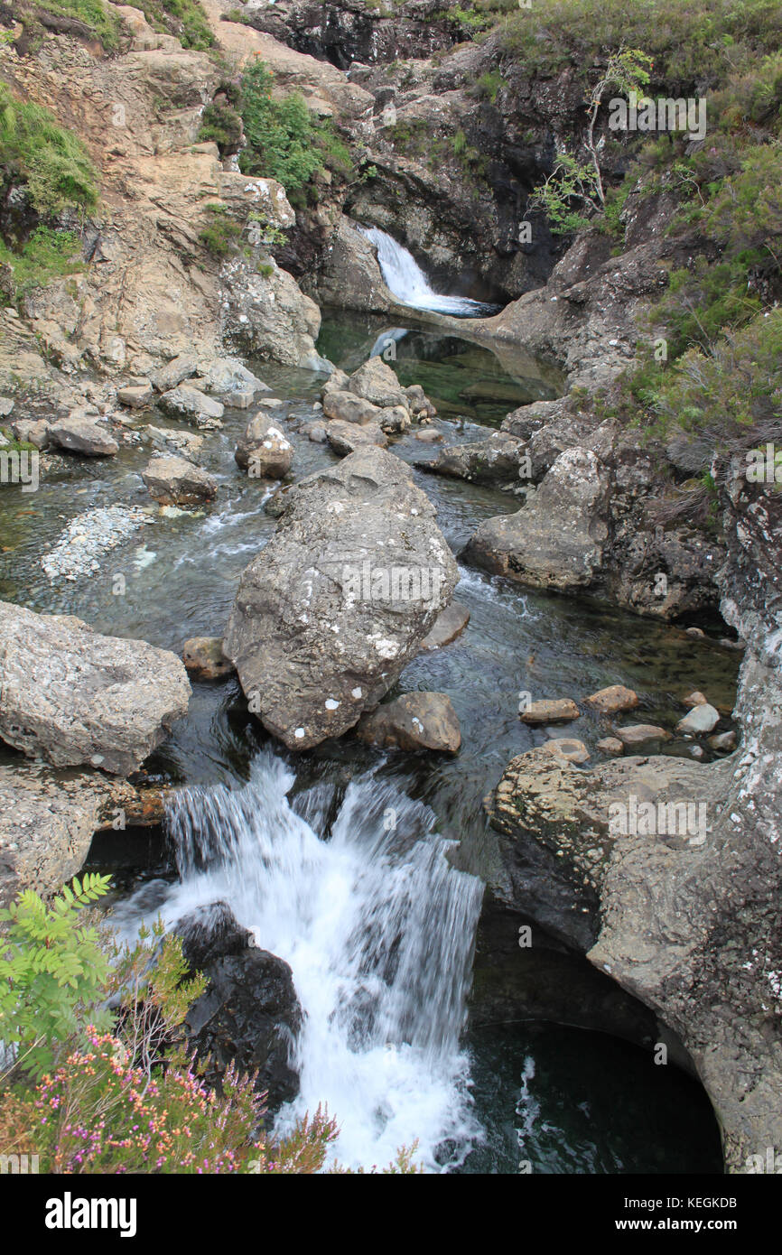 La fata piscine sull'isola di Skye Foto Stock