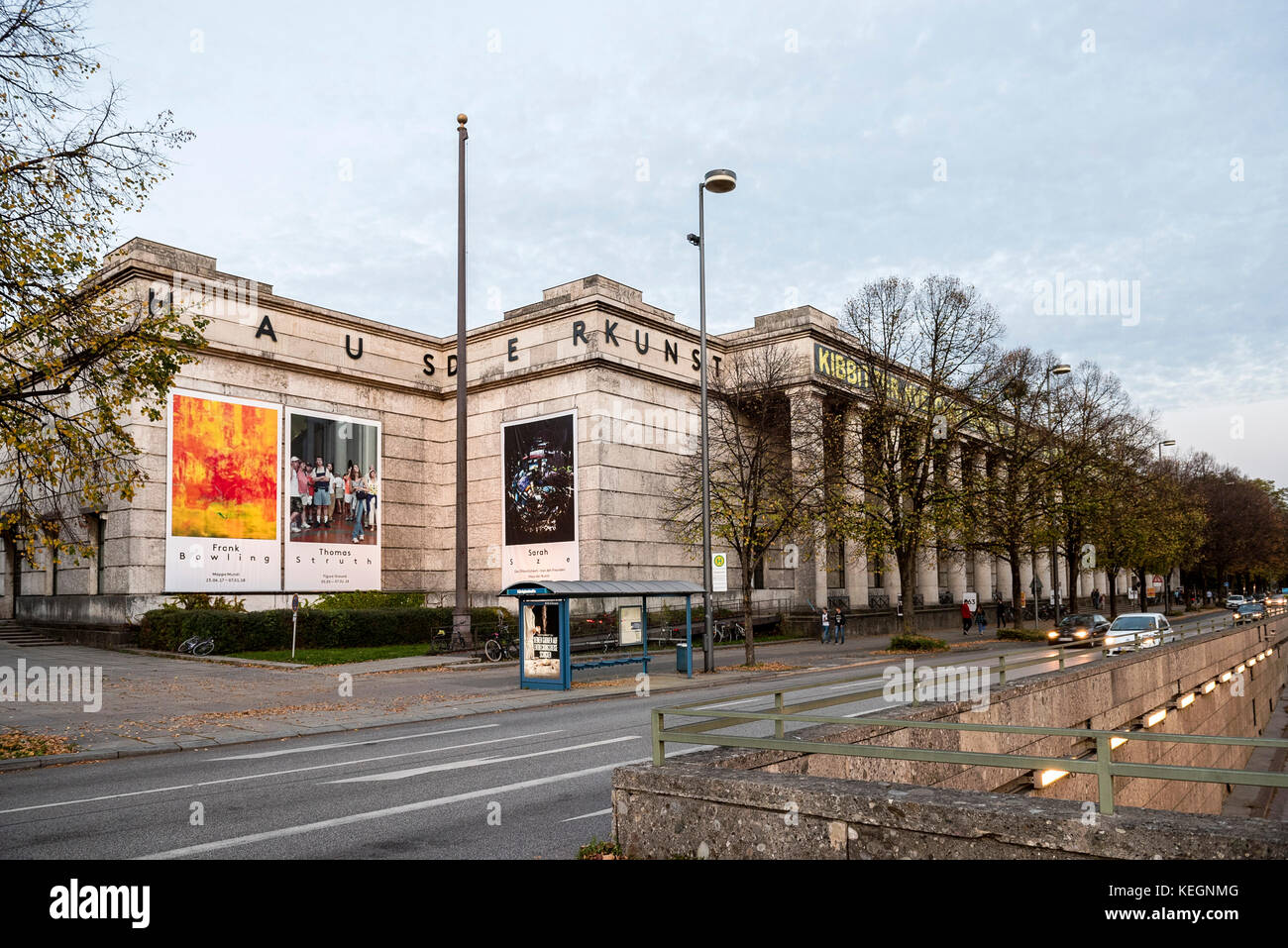 Haus der Kunst, Art Museum di Monaco di Baviera, Germania Foto Stock