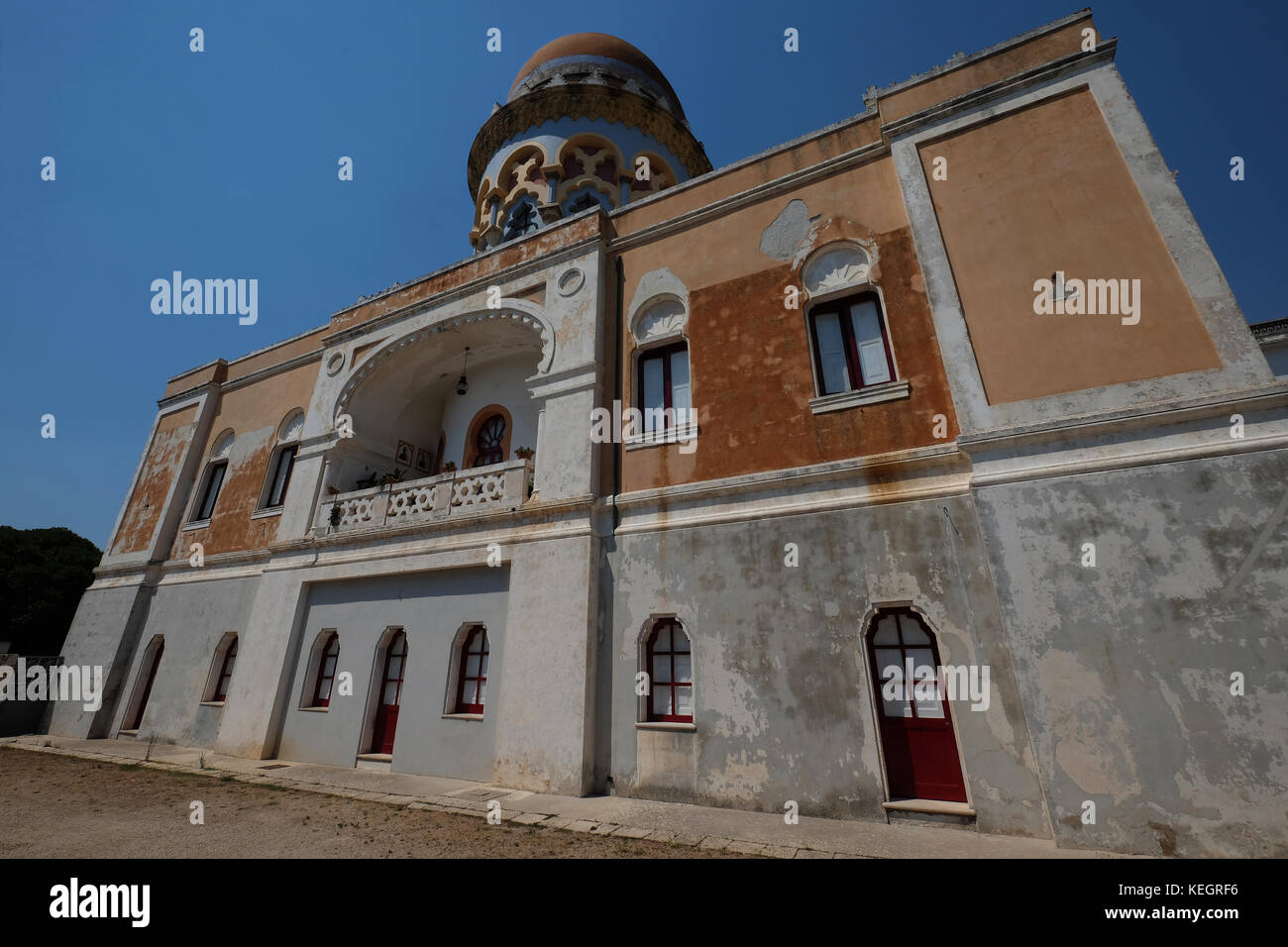 Villa Sticchi a Santa Cesarea Terme, in provincia di Lecce, Puglia, penisola salentina, Italia, Europa Foto Stock