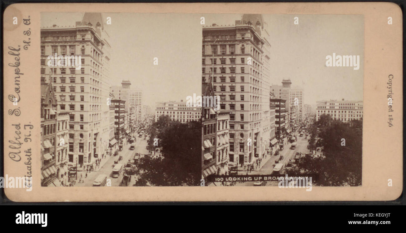 LookingupBroadway.N.Y.,byAlfredS.Campbell Foto Stock