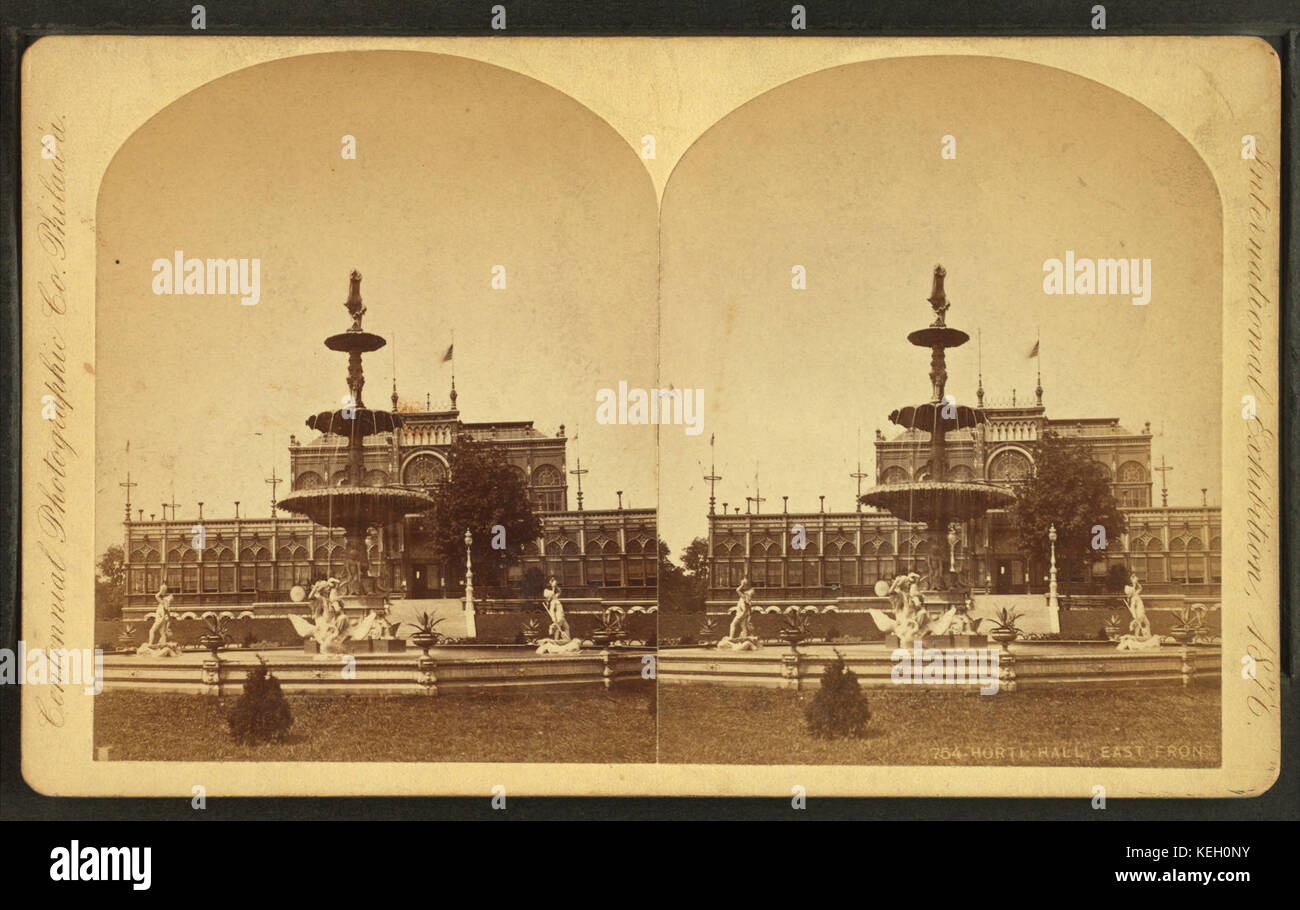 HorticulturalHall,eastend,byCentennialPhotographicCo.2 Foto Stock