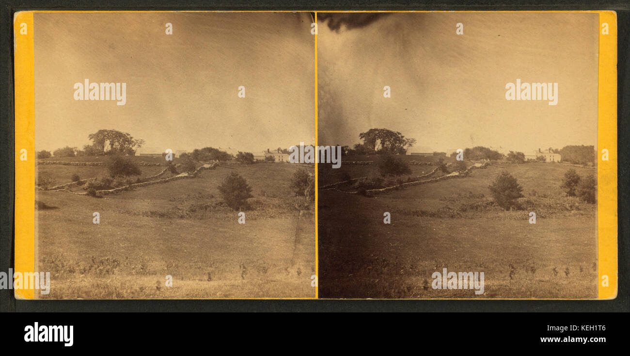 Dal torrente pascolo, da Robert N. Dennis raccolta di vista stereoscopica 2 Foto Stock