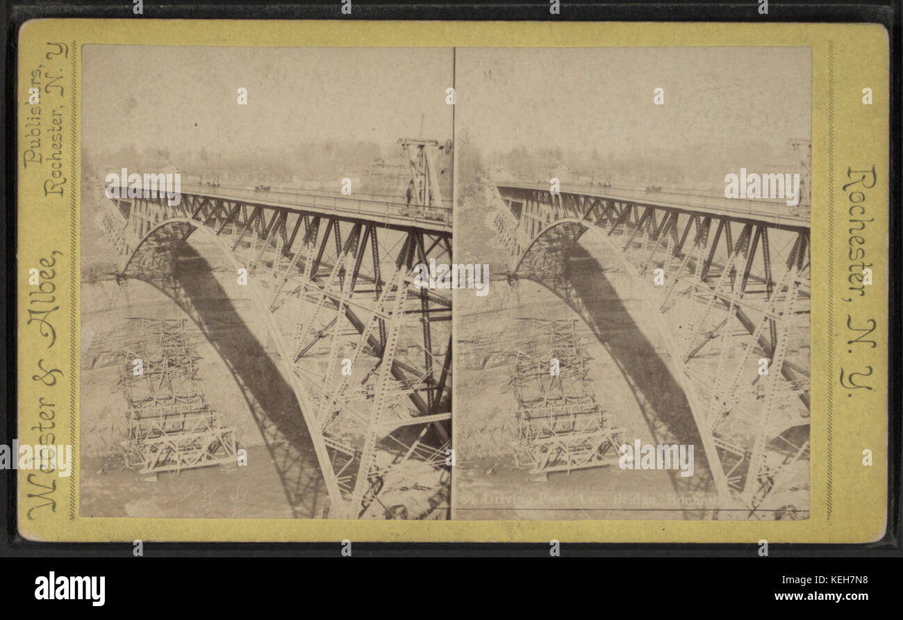 La guida Park Avenue Bridge, Rochester, N.Y, da Webster & Albee Foto Stock