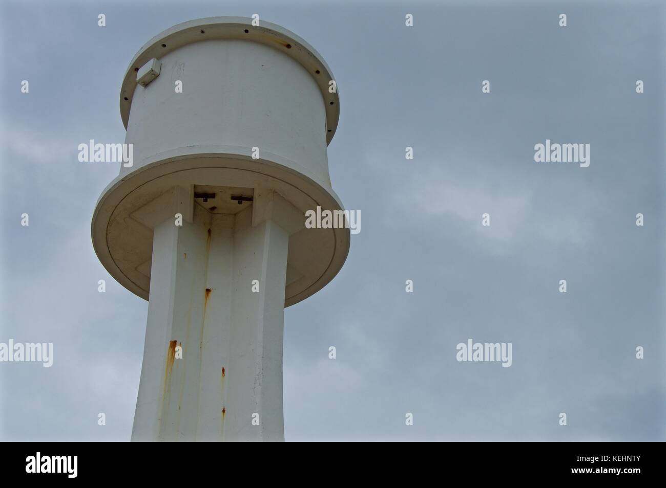 Faro/faro rotante sulla East Beach di Littlehampton, Littlehampton, Regno Unito Foto Stock