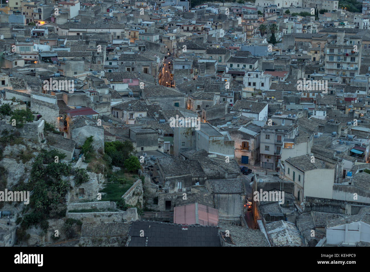 Fotografia di strada Scicli, Sicilia Foto Stock