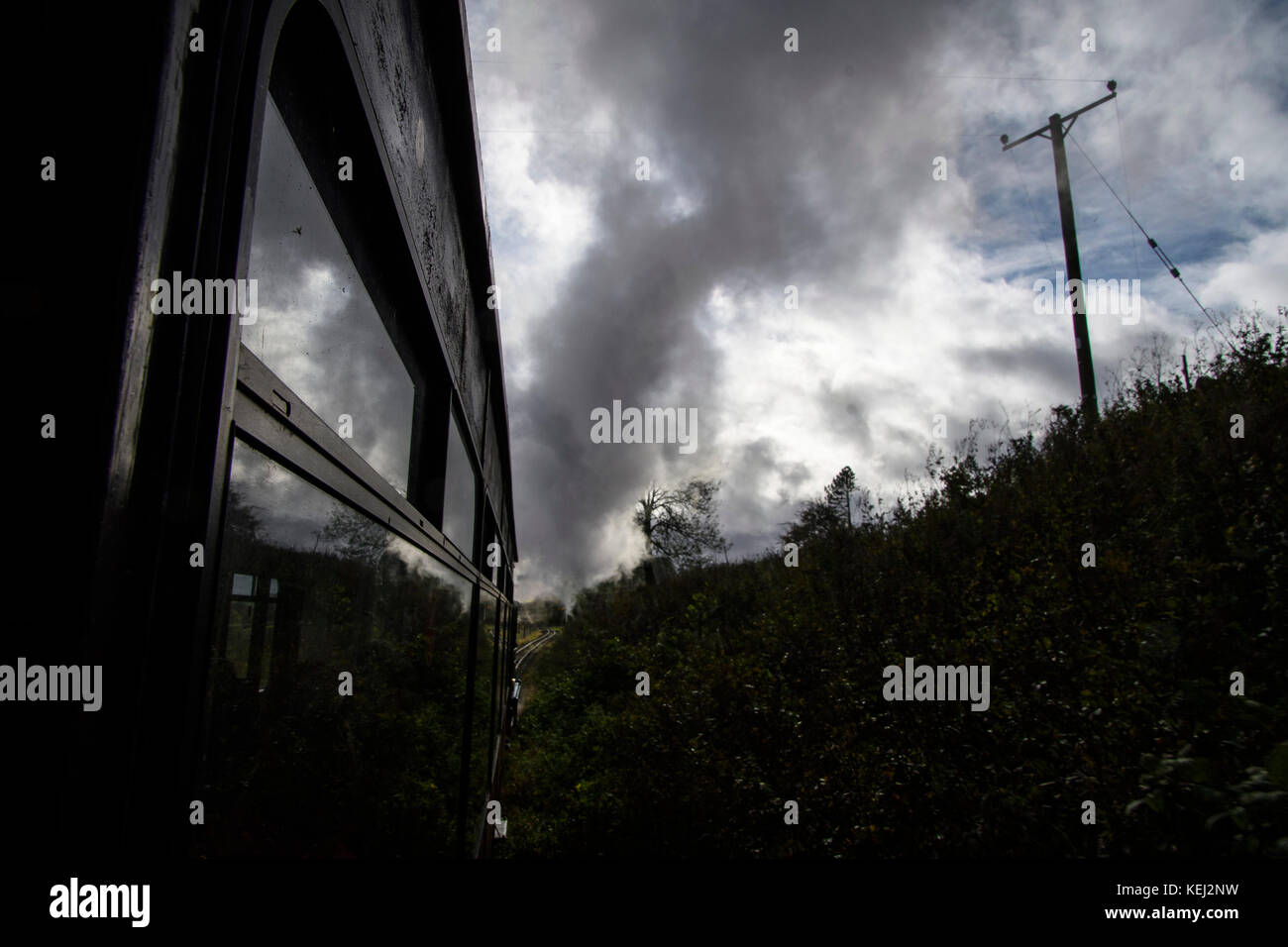 Foto - la South Tynedale Railway è una ferrovia storica a scartamento ridotto conservata di 2 piedi (610 mm) nel nord dell'Inghilterra ed è la più alta ferrovia a scartamento ridotto dell'Inghilterra. © Hugh Peterswald/Alamy Foto Stock