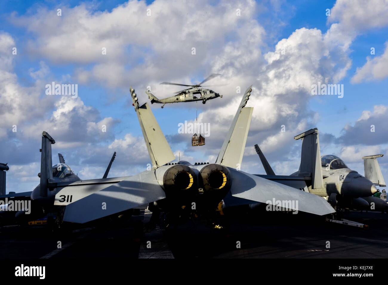 Un MH-60S Sea Hawk elicottero Foto Stock