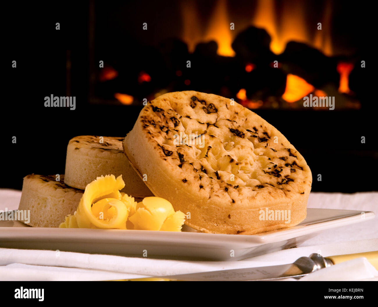 Cialdine dal camino Foto Stock