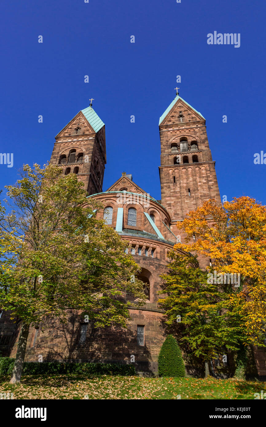 Chiesa di tutti i Santi (Allerheiligen-Kirche) a Bad Homburg vor der Höhe, città termale in Germania Foto Stock