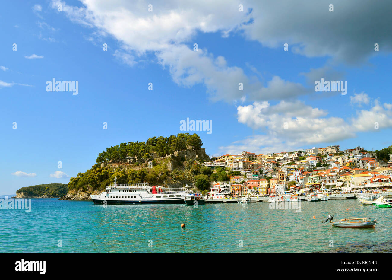 Paxos è una piccola isola a sud di Corfù una isola greca nel mar Ionio Foto Stock