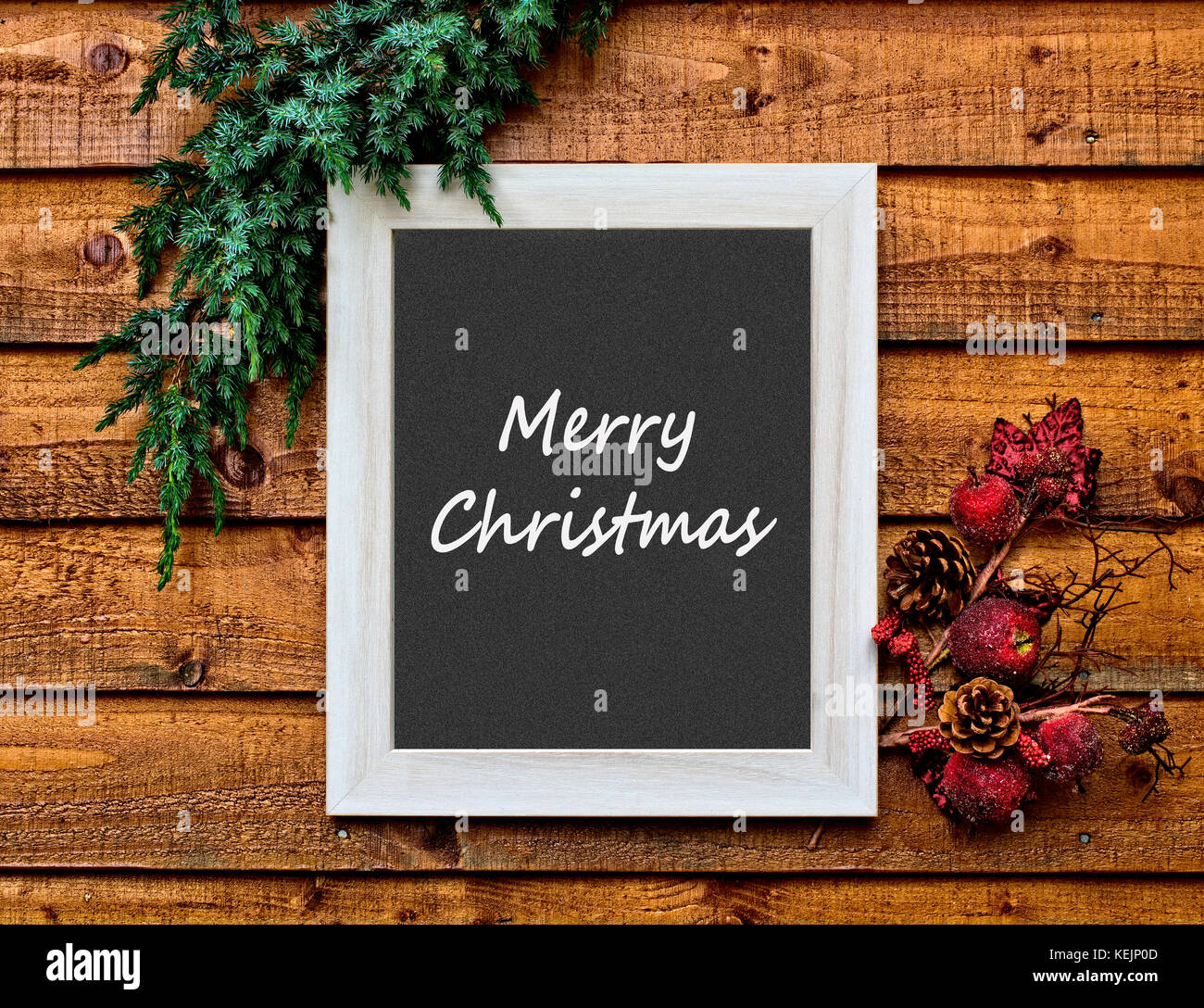 Scheda di Natale foto Foto Stock