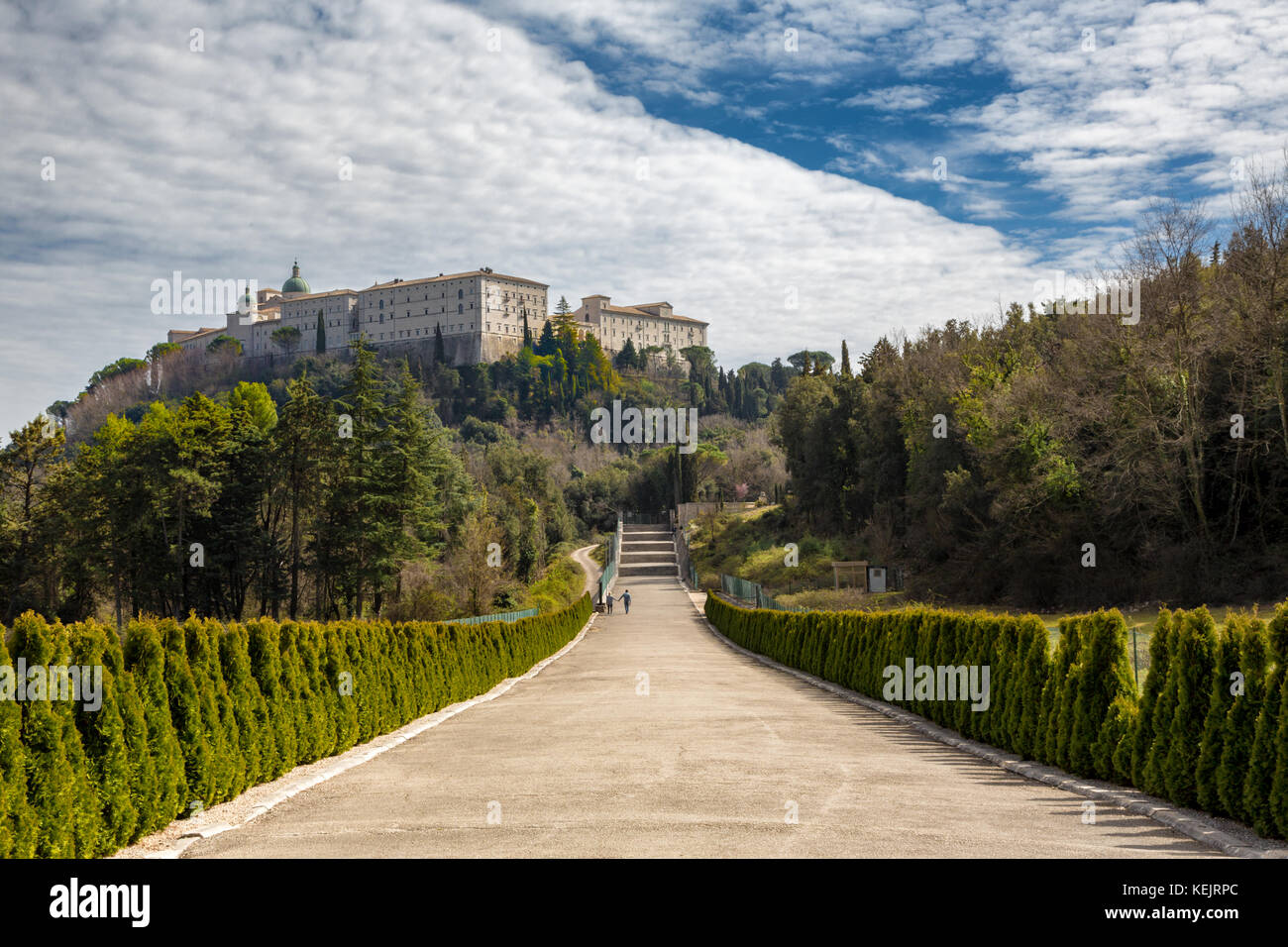 Cassino (Frosinone) - Abbazia di Montecassino Foto Stock