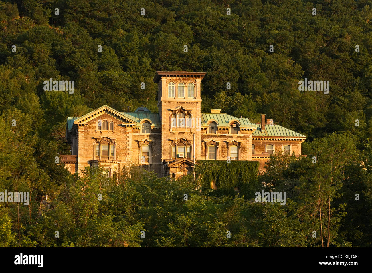 Montreal, Chalet du Mont-royal, Foto Stock